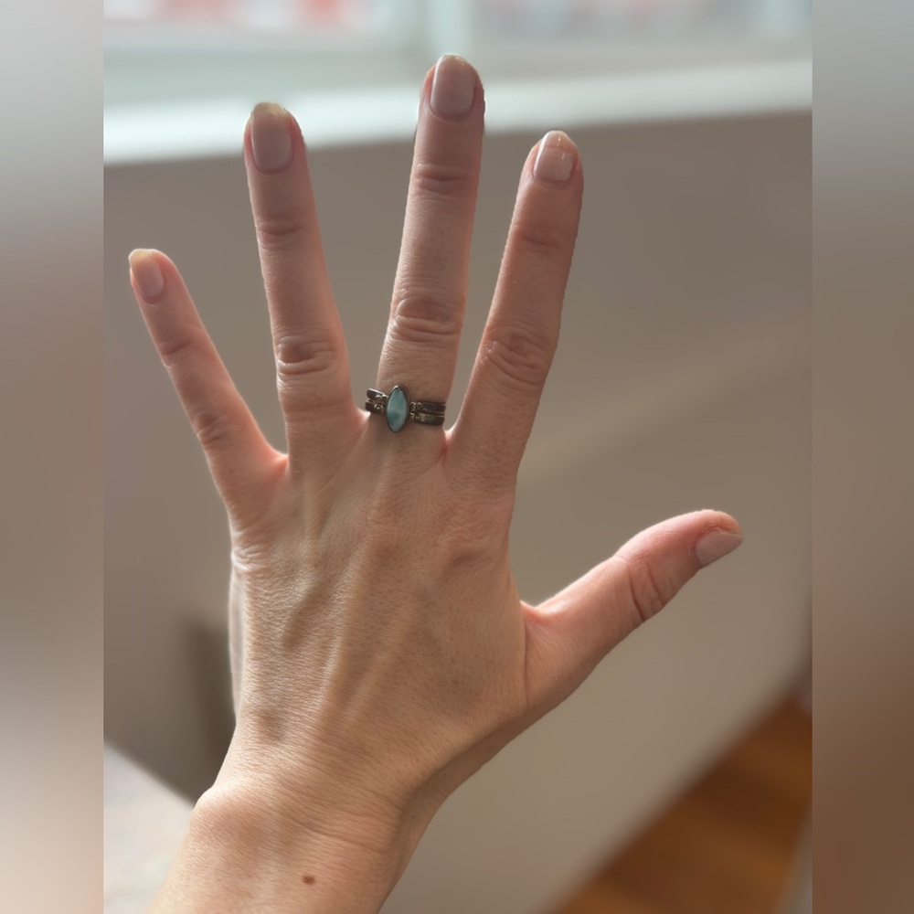 Turquoise Ring Size 8 - Picture 2 of 2
